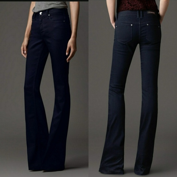 Burberry Denim - BURBERRY SILTON INDIGO FLARE JEAN Size 28